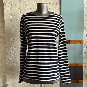 Armor Lux striped long sleeve Breton tee shirt unisex size XS